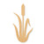Cattail Wood Cutout - Unfinished Baltic Birch Craft Shape