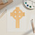 Celtic Cross 2 Wood Cutout Craft Blank, Unfinished Baltic Birch DIY Shape for Crafts and Decor