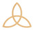 Celtic Triangle Wood Cutout Craft Blank, Unfinished Baltic Birch DIY Shape for Crafts and Decor