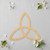 Celtic Triangle Wood Cutout - Unfinished Baltic Birch Craft Shape