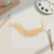 Centipede Wood Cutout - Unfinished Baltic Birch Craft Shape