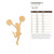 Cheerleader 2 Wood Cutout - Unfinished Baltic Birch Craft Shape