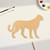 Cheetah Wood Cutout - Unfinished Baltic Birch Craft Shape