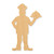 Chef Wood Cutout - Unfinished Baltic Birch Craft Shape