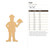 Chef Wood Cutout - Unfinished Baltic Birch Craft Shape