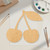 Cherry Wood Cutout - Unfinished Baltic Birch Craft Shape