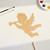 Cherub Wood Cutout Craft Blank, Unfinished Baltic Birch DIY Shape for Crafts and Decor