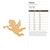 Cherub Wood Cutout - Unfinished Baltic Birch Craft Shape