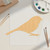 Chickadee Wood Cutout for Crafts, Unfinished Baltic Birch Craft Shape