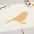 Chickadee Wood Cutout for Crafts, Unfinished Baltic Birch Craft Shape