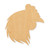 Chicken Head Wood Cutout - Unfinished Baltic Birch Craft Shape