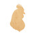 Chicken Head Wood Cutout for Crafts, Unfinished Baltic Birch Craft Shape