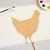 Chicken Wood Cutout - Unfinished Baltic Birch Craft Shape