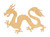 Chinese Dragon Wood Cutout Craft Blank, Unfinished Baltic Birch DIY Shape for Crafts and Decor