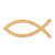Christian Fish Wood Cutout - Unfinished Baltic Birch Craft Shape