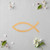 Christian Fish Wood Cutout for Crafts, Unfinished Baltic Birch Craft Shape