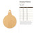 Christmas Ornament Wood Cutout - Unfinished Baltic Birch Craft Shape