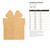 Christmas Present Wood Cutout - Unfinished Baltic Birch Craft Shape