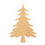 Christmas Tree 1 Wood Cutout - Unfinished Baltic Birch Craft Shape