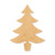 Christmas Tree 4 Wood Cutout - Unfinished Baltic Birch Craft Shape