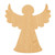 Christmas Tree Angel Wood Cutout for Crafts, Unfinished Baltic Birch Craft Shape