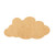 Clouds 2 Wood Cutout for Crafts, Unfinished Baltic Birch Craft Shape