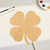 Clover 2 Wood Cutout for Crafts, Unfinished Baltic Birch Craft Shape