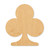 Club Wood Cutout - Unfinished Baltic Birch Craft Shape