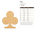 Club Wood Cutout - Unfinished Baltic Birch Craft Shape