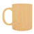 Coffee Mug Wood Cutout for Crafts, Unfinished Baltic Birch Craft Shape