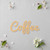 Coffee Wood Cutout - Unfinished Baltic Birch Craft Shape