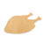 Cooked Turkey Wood Cutout - Unfinished Baltic Birch Craft Shape