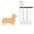 Corgi Wood Cutout for Crafts, Unfinished Baltic Birch Craft Shape