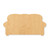 Couch Wood Cutout - Unfinished Baltic Birch Craft Shape