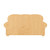 Couch Wood Cutout for Crafts, Unfinished Baltic Birch Craft Shape