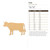 Cow Wood Cutout - Unfinished Baltic Birch Craft Shape