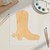 Cowboy Boot 1 Wood Cutout Craft Blank, Unfinished Baltic Birch DIY Shape for Crafts and Decor