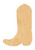 Cowboy Boot 2 Wood Cutout Craft Blank, Unfinished Baltic Birch DIY Shape for Crafts and Decor