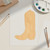 Cowboy Boot 2 Wood Cutout Craft Blank, Unfinished Baltic Birch DIY Shape for Crafts and Decor