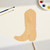 Cowboy Boot 2 Wood Cutout Craft Blank, Unfinished Baltic Birch DIY Shape for Crafts and Decor