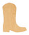 Cowboy Boot 3 Wood Cutout Craft Blank, Unfinished Baltic Birch DIY Shape for Crafts and Decor