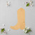 Cowboy Boot 3 Wood Cutout for Crafts, Unfinished Baltic Birch Craft Shape