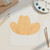 Cowboy Hat 2 Wood Cutout Craft Blank, Unfinished Baltic Birch DIY Shape for Crafts and Decor