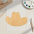 Cowboy Hat 2 Wood Cutout for Crafts, Unfinished Baltic Birch Craft Shape