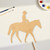 Cowboy On Horse Wood Cutout - Unfinished Baltic Birch Craft Shape