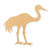 Crane Wood Cutout - Unfinished Baltic Birch Craft Shape