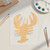 Crawfish Wood Cutout for Crafts, Unfinished Baltic Birch Craft Shape
