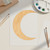 Crecent Moon 1 Wood Cutout Craft Blank, Unfinished Baltic Birch DIY Shape for Crafts and Decor