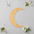 Crecent Moon 1 Wood Cutout - Unfinished Baltic Birch Craft Shape