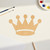 Crown 2 Wood Cutout Craft Blank, Unfinished Baltic Birch DIY Shape for Crafts and Decor